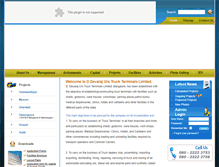 Tablet Screenshot of devarajurstruckterminals.net